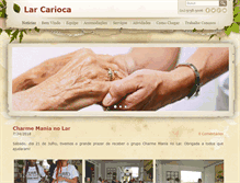 Tablet Screenshot of larcarioca.com